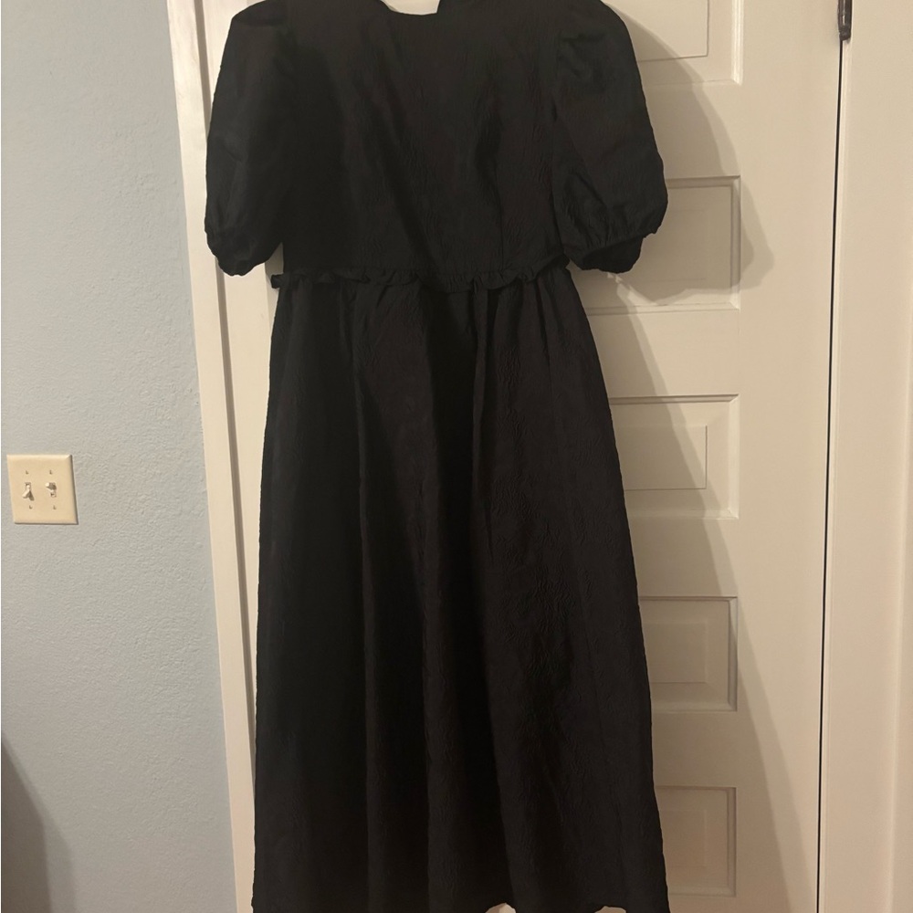 Sister Jane Black Midi Dress